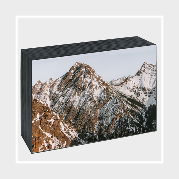 Photo Frame | Black Wood | 10x15 cm | Self-adhesive photo
