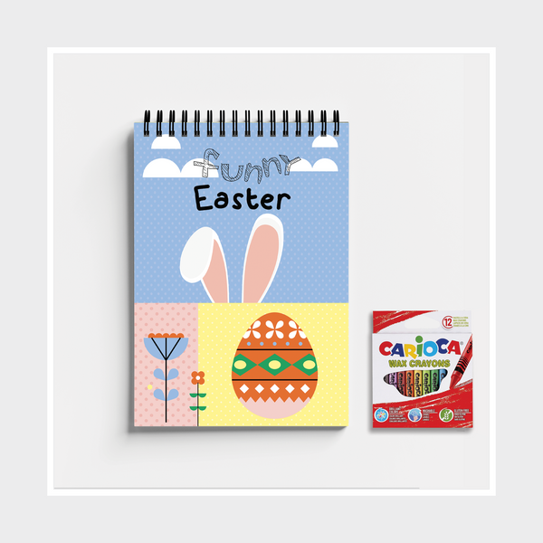 Funny Easter Book A5 |  crayon de cire | Multicolor 