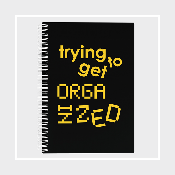 Caderno | Out of the box | Trying to get organized