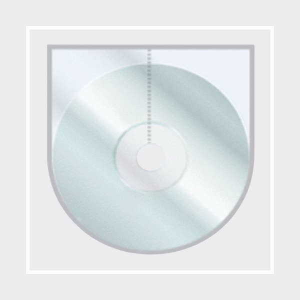 Self adhesive CD/DVD pocket