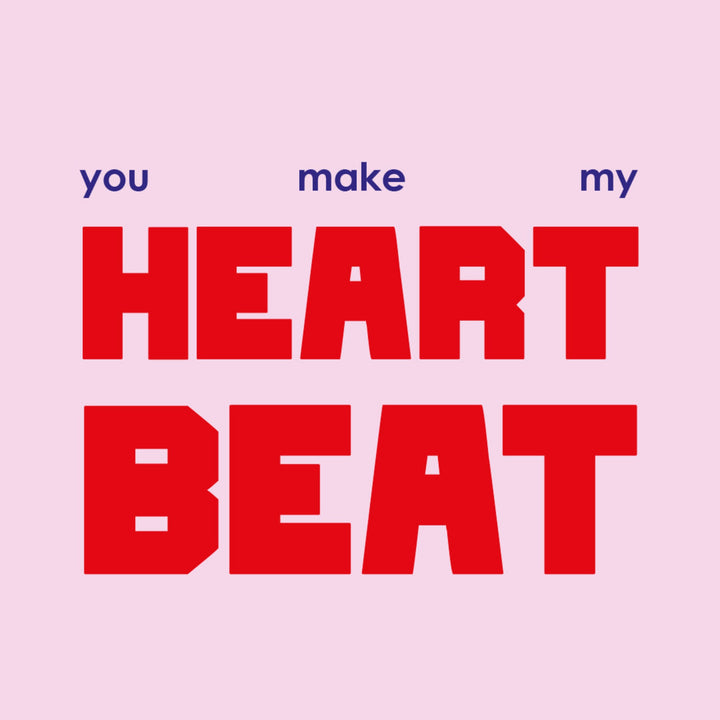 Notebook "You Make My Heart Beat" Couple's Edition (Set of 2)